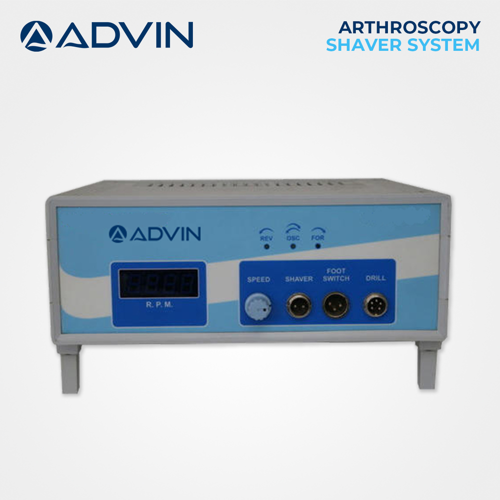 Arthroscopy Shaver System 1 - 230V AC / 50Hz, 900 to 4200 RPM | Electric Shock Proof, Ergonomic Design, Variable Forward/Reverse/Oscillating Modes