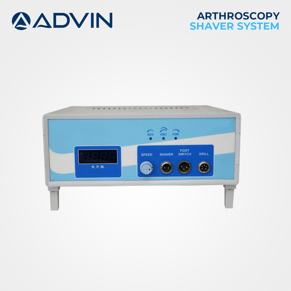 Arthroscopy Shaver System 1 - 230V AC / 50Hz, 900 to 4200 RPM | Electric Shock Proof, Ergonomic Design, Variable Forward/Reverse/Oscillating Modes
