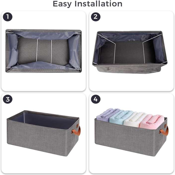 Space Saving Closet Storage Box - Coating Type: Ceramic