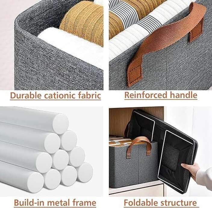Space Saving Closet Storage Box - Coating Type: Ceramic