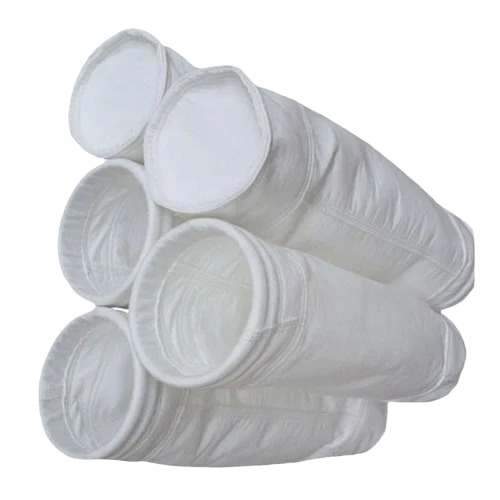 PP Filter Bag - Polypropylene Material, 14x7 Inches, White Color, 5-Micron Size | 99.9% Efficiency for Air Purification Systems