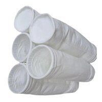 Pp Filter Bag - Polypropylene Material, 14x7 Inches, White Color, 5-micron Size | 99.9% Efficiency For Air Purification Systems