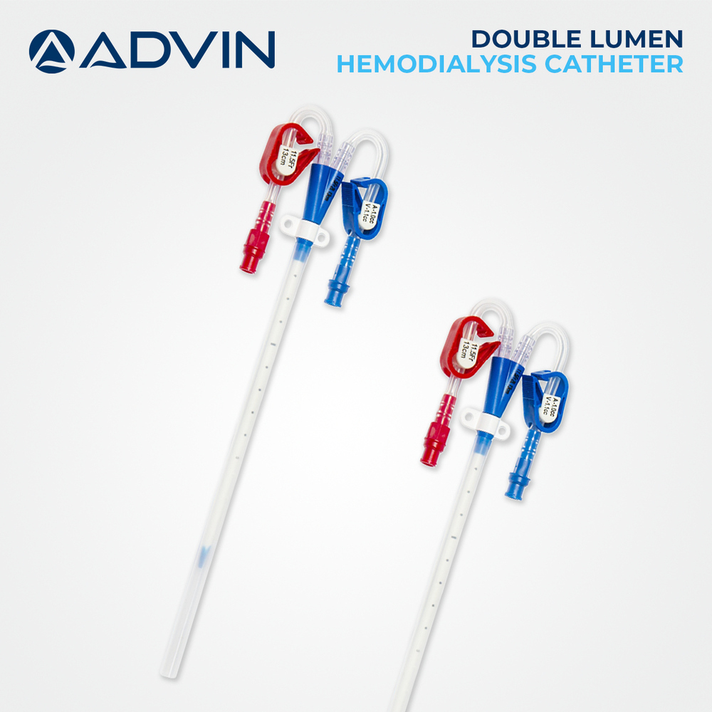 Double Lumen Hemodialysis Catheter