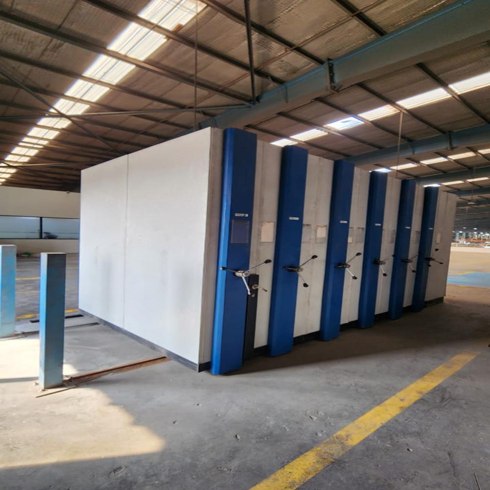 Mobile Compactor Storage System_rolex India Engineering - Material: Ms Steel