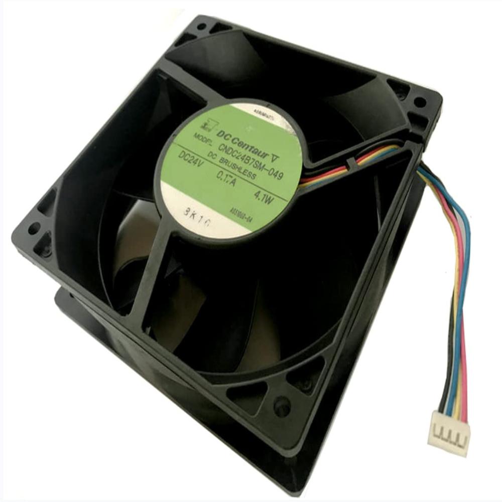 NIDEC CNDC24B7SM-049 24V DC 0.17A 4.1W 12038mm 4-Wire Axial Cooling Fan