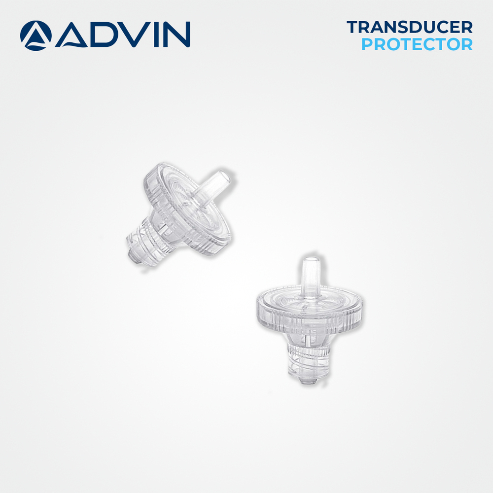Advin Transducer Protector - Plastic, New | Antibacterial Hydrophobic Barrier, Real-time Operation, Easy Blood Monitoring, Contamination Prevention