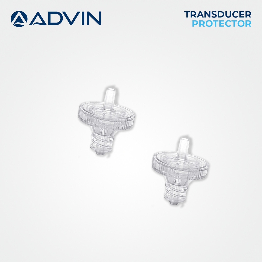 Advin Transducer Protector - Plastic, New | Antibacterial Hydrophobic Barrier, Real-time Operation, Easy Blood Monitoring, Contamination Prevention
