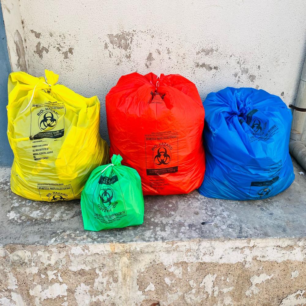 Colored Garbage Trash Bag