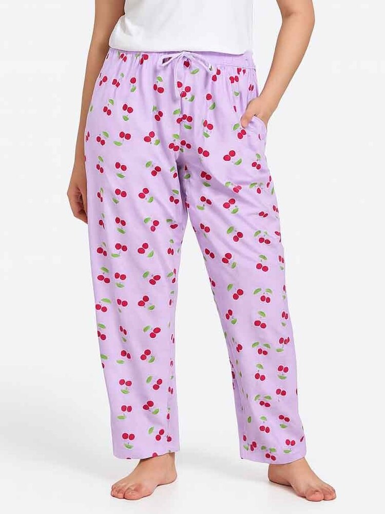 Ladies Printed Night Pant