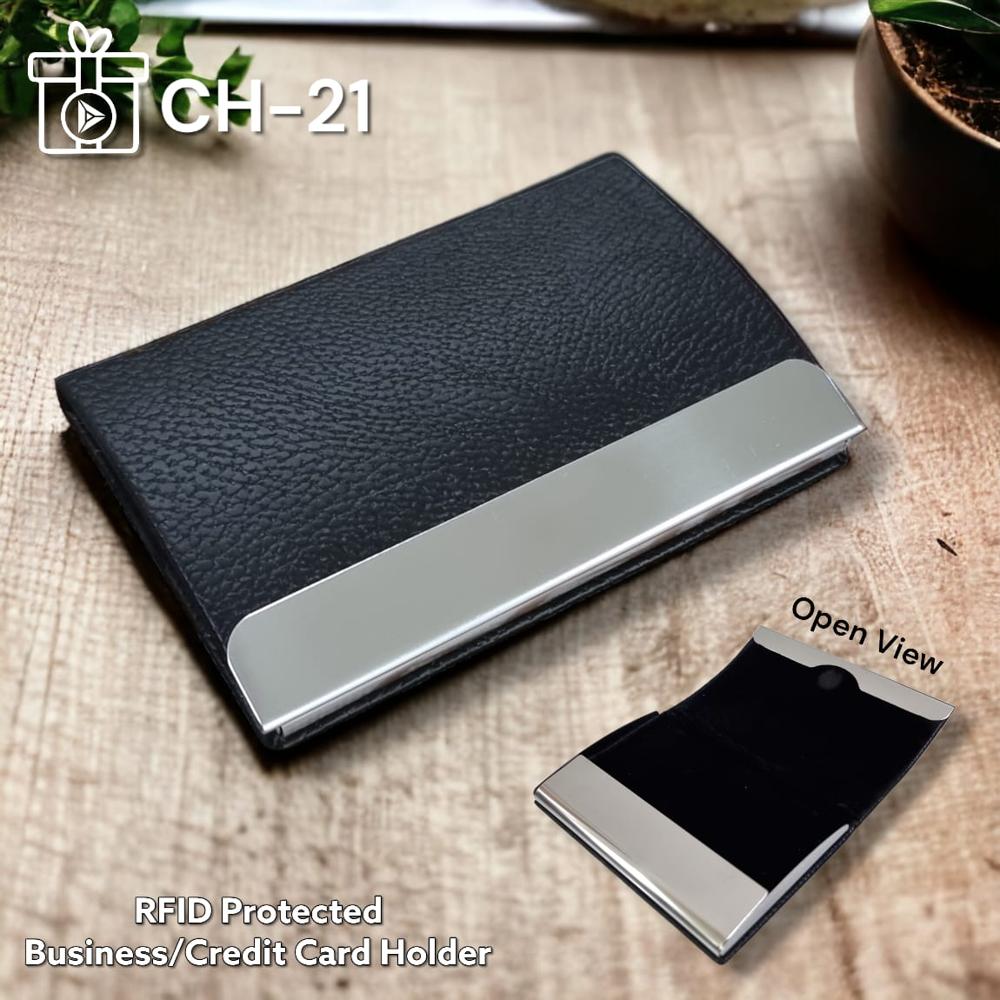 Rfid Protected Business / Credit Card Holder - Color: Customized