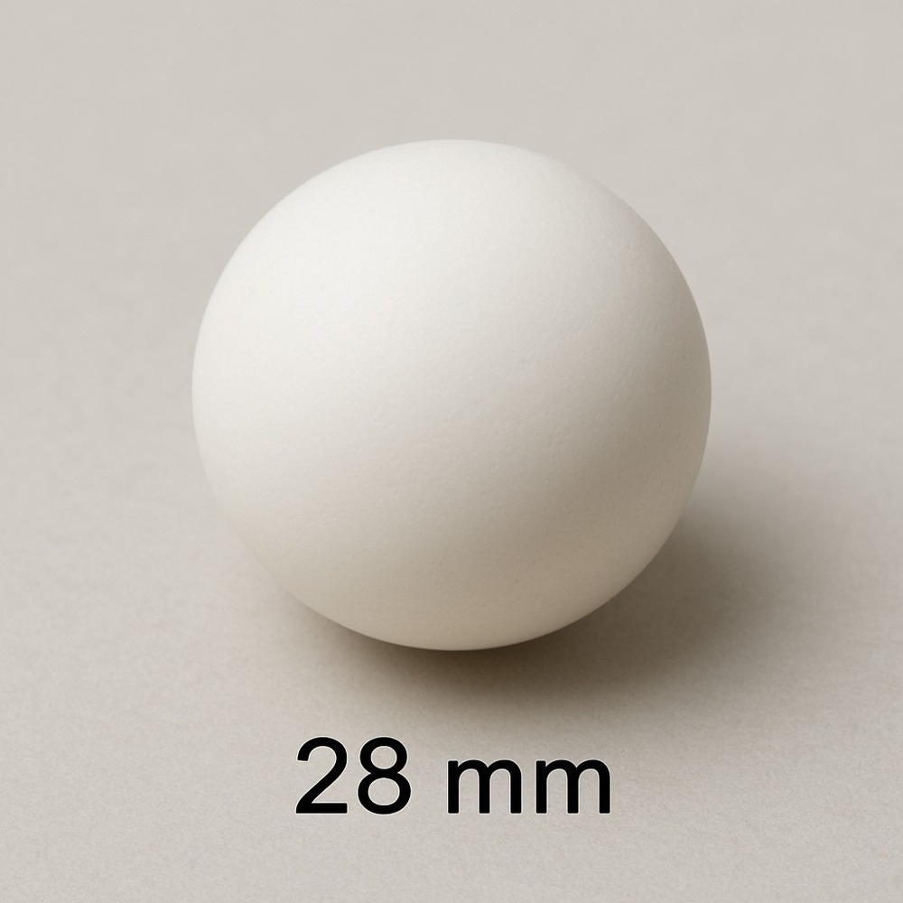 Rubber Ball Sieve Cleaners White 28 Mm - Feature: High Tensile Strength