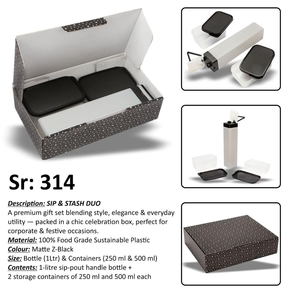 Sip & Stash Duo - Color: White