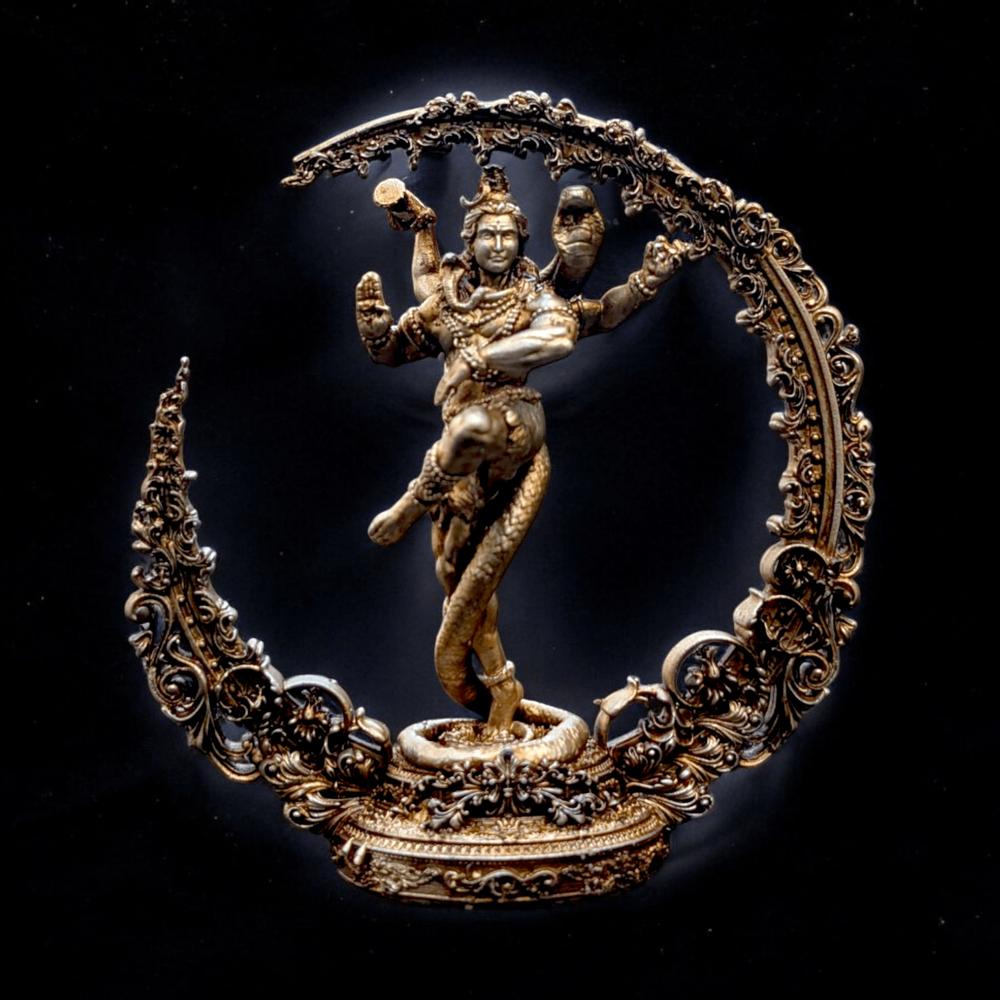 Shiv Ji Nritya - Color: Golden
