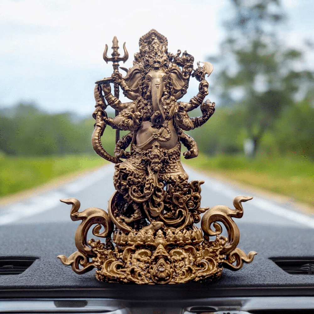 Ganesh Ji Nritya - Color: Golden