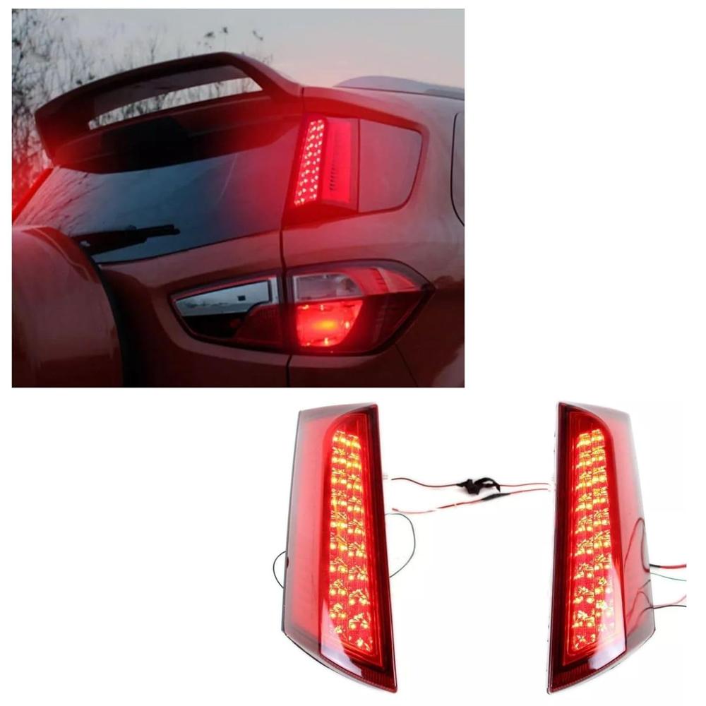 K D Pillar Light For Ford Ecosport Right & Left Both Sides (Pair) Led - Color: Red