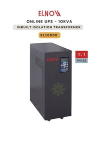 Elnova Online UPS 10 KVA Inbuilt Isolation Transformer 1:1