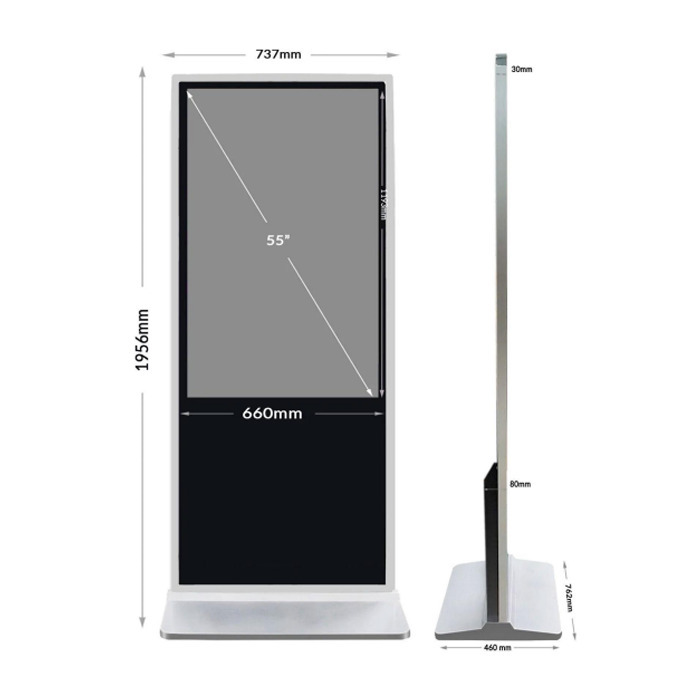 55 Inch IR Touch Standee