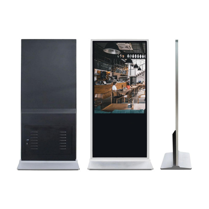 55 Inch Digital Floor Non-Touch Ultraslim Standee