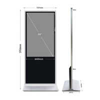 55 Inch Digital Floor Non-Touch Ultraslim Standee