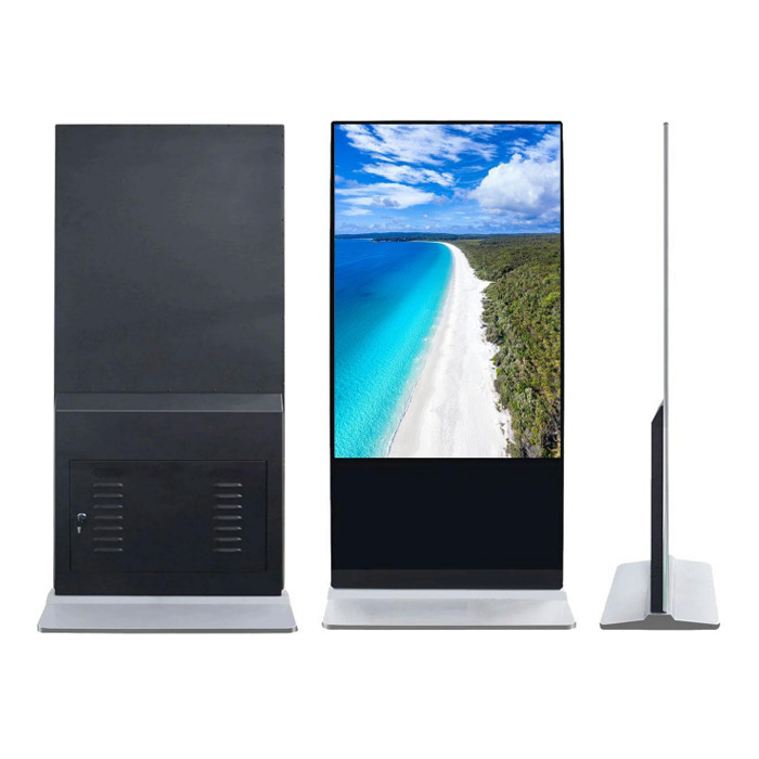 65 Inch Digital Floor Non-Touch Ultraslim Standee - Aspect Ratio: 16:9