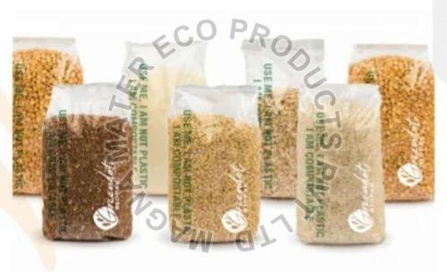 Compostable Grocery Bags - Color: Transparent