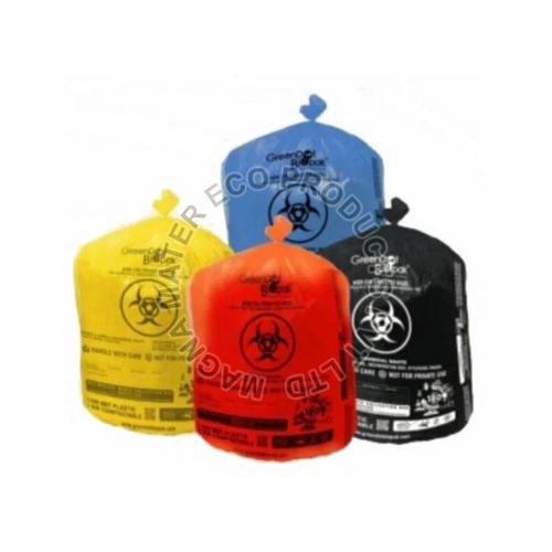 Compostable Medical Waste Bags - Color: Multicolor