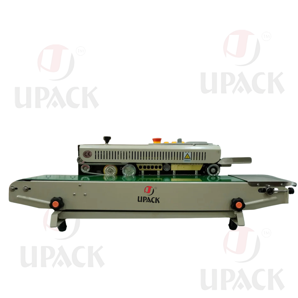 Continuous Band Sealer For Zipper Pouches And Handle Bags - Durable Stainless Steel Design | Efficient Sealing For Various Packaging Types