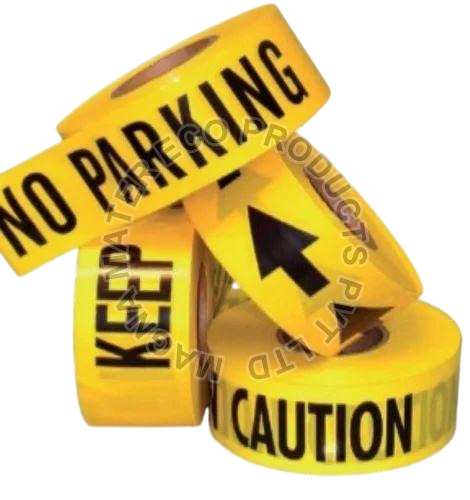 Compostable Barricade And Warning Tape - Color: Yellow