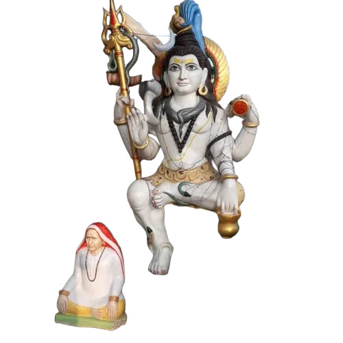 Marble Shiva Statue - Color: Multiple