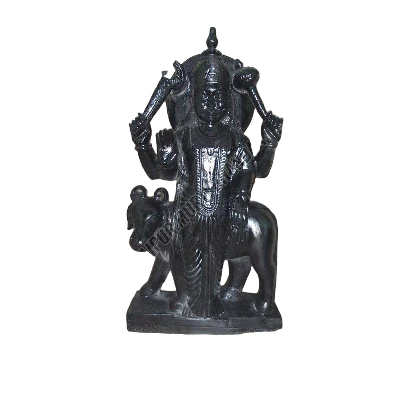 Z Black Shani Dev Idol - Design Type: Standard