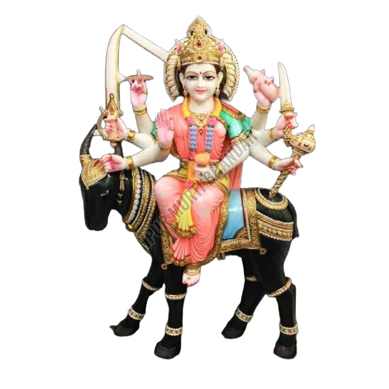 Marble Meldi Mata Statue - Color: Multiple
