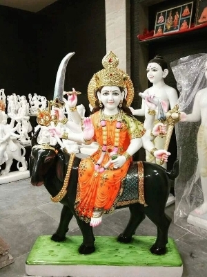 Marble Meldi Mata Statue