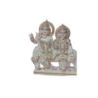 Marble Radha Krishna Statue