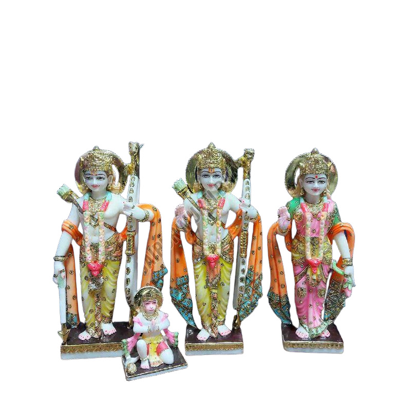 Marble Ram Darbar Statue - Color: Multiple