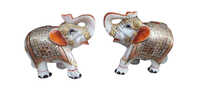 Marble Elephant Statue