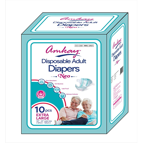Amkay Disposable Adult Diapers Neo (Xl Size) - Application: Hospital