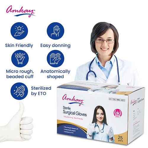 Surgical Gloves -Sterile - Application: Hospital