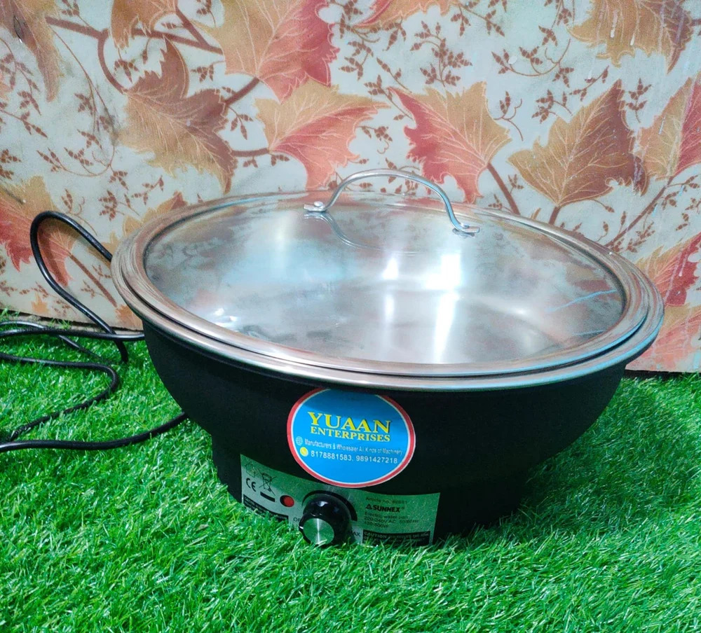 Round Electric Chafer