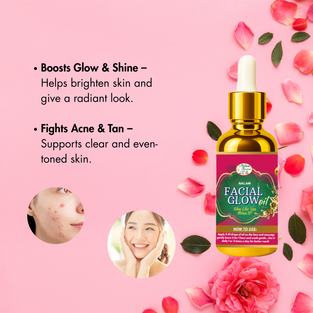 Facial Glow Oil - For Women - Age Group: Adult