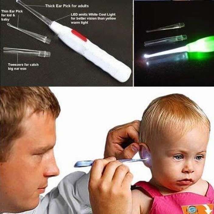 Earpick Flashlight Cleaner - Color: All Color