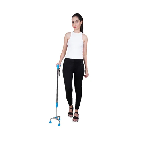 Walking Stick 3 Legs - Color: Silver
