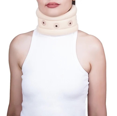 Cervical Collar With Support - Color: Beige