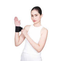 Wrist Support Band - Color: Black