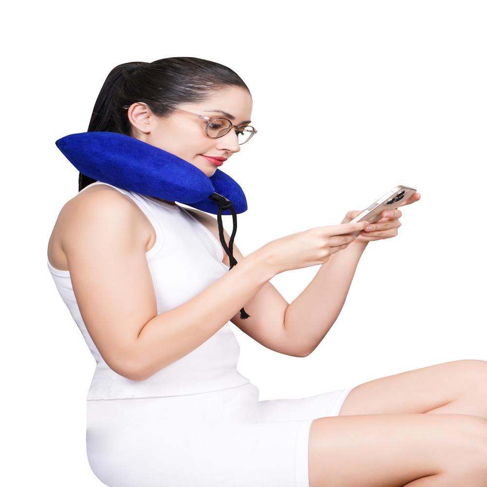 Travel Neck Pillow - Color: Blue