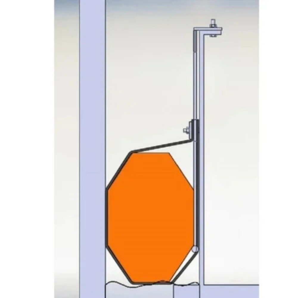 Liquid Mounted Primary Foam Seal - Color: Orange