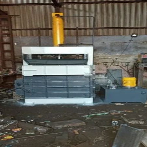 Single Chamber Double Cylinder Auto Eject Baler Machine - Body Material: Steel