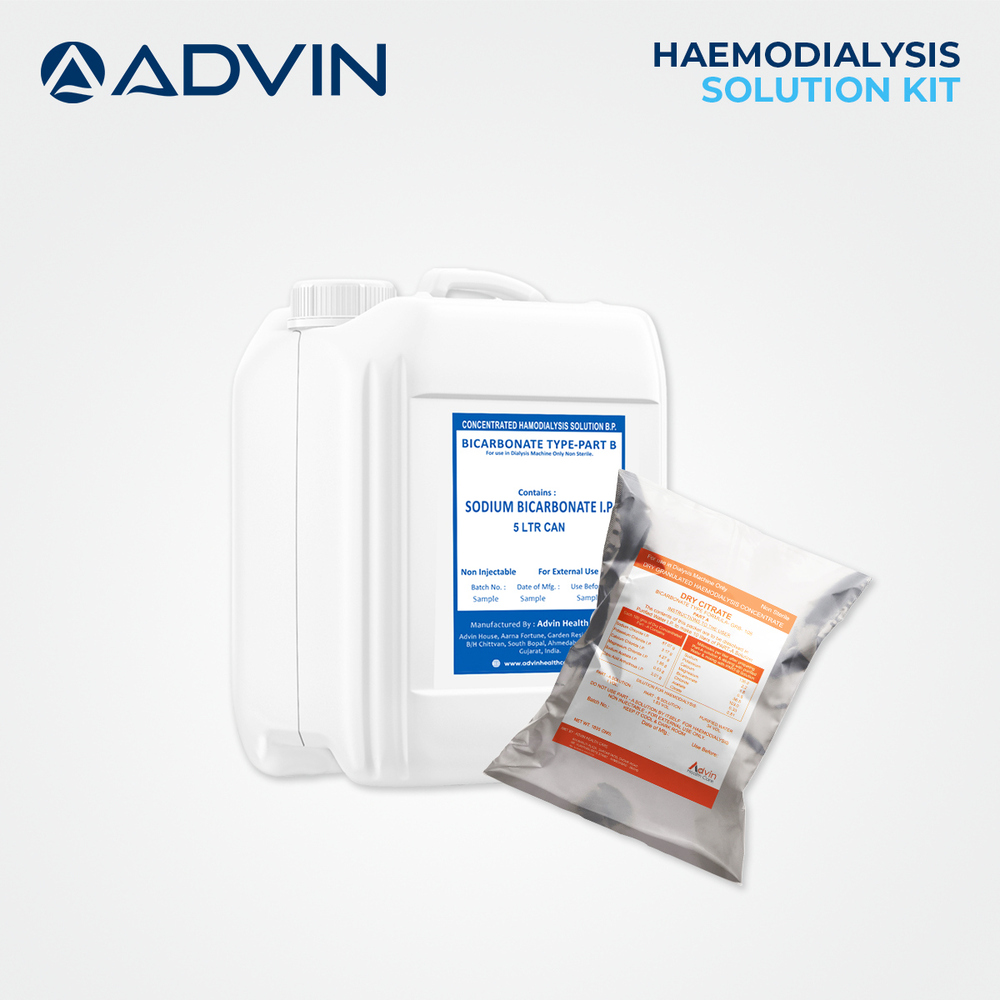 Plastic Advin Dialysis Fluid Acid Concentrate