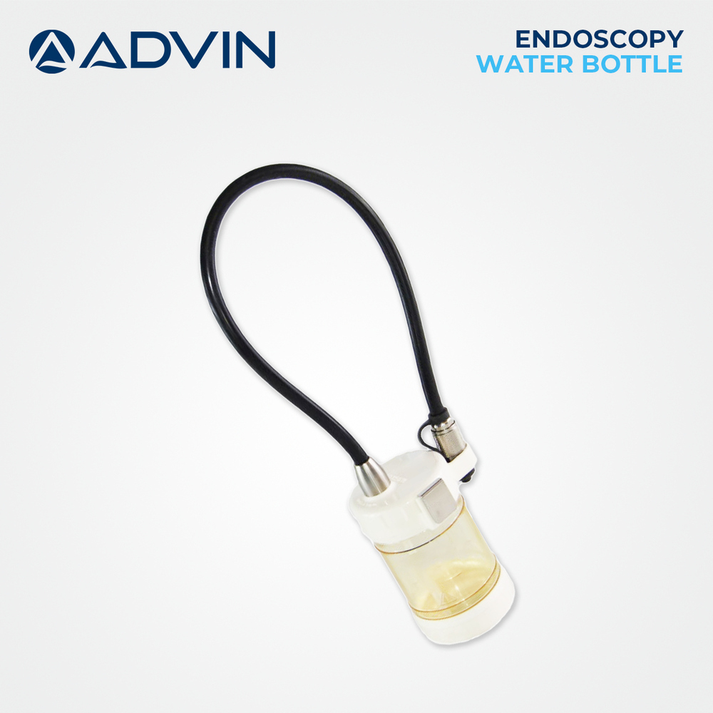 Endoscopy Water Bottle - Manual Operation, Compatible With Air/water Function | Includes Cap, Tubing For Lens Wash & Irrigation