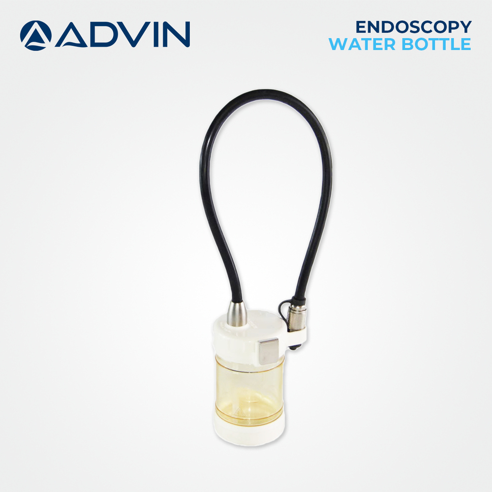 Endoscopy Water Bottle - Manual Operation, Compatible With Air/water Function | Includes Cap, Tubing For Lens Wash & Irrigation