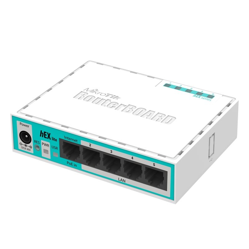 MIKROTIK Router BOARD hEX lite (RB750r2) (RouterOS Level 4)